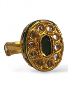 Kundan Finger Ring